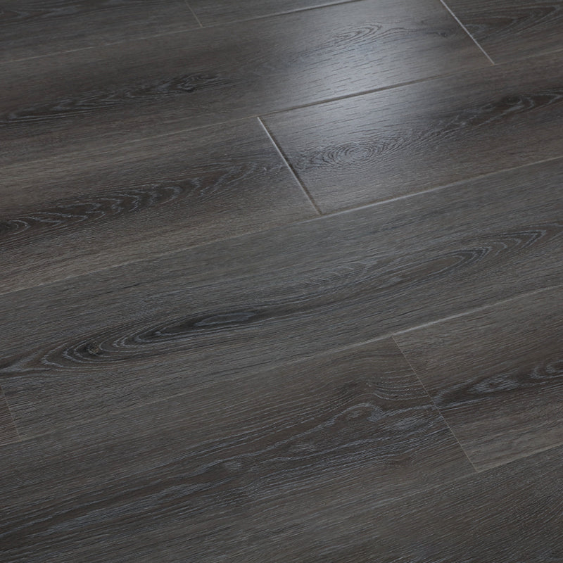 Double Click-Lock Laminate Flooring Stain Resistant Laminate Plank Flooring Black Clearhalo 'Flooring 'Home Improvement' 'home_improvement' 'home_improvement_laminate_flooring' 'Laminate Flooring' 'laminate_flooring' Walls and Ceiling' 6528748