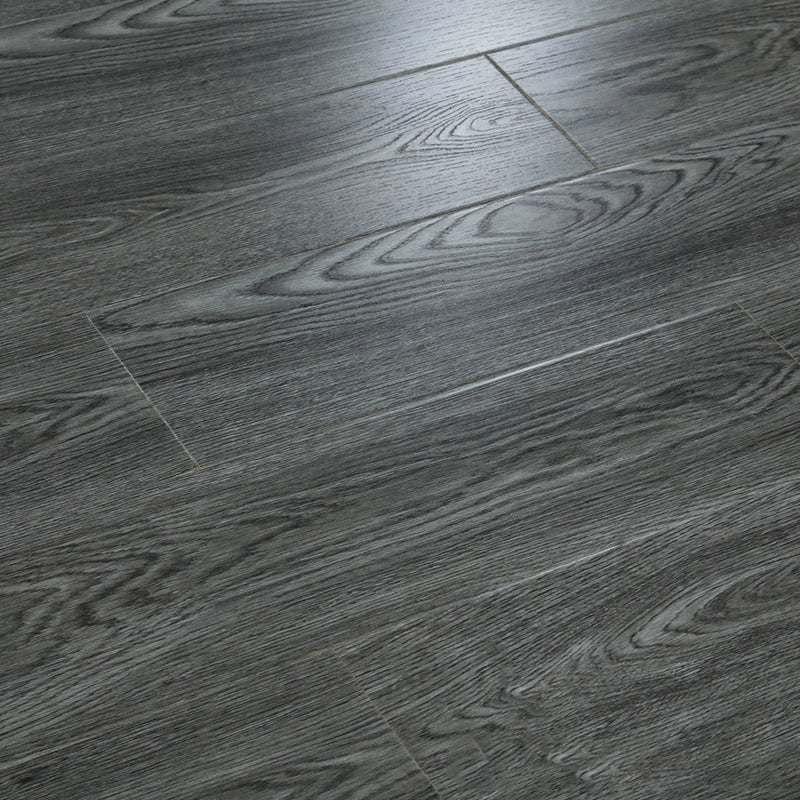 Double Click-Lock Laminate Flooring Stain Resistant Laminate Plank Flooring Black Gray Clearhalo 'Flooring 'Home Improvement' 'home_improvement' 'home_improvement_laminate_flooring' 'Laminate Flooring' 'laminate_flooring' Walls and Ceiling' 6528760