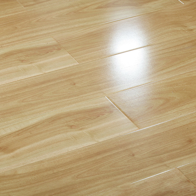 Double Click-Lock Laminate Flooring Stain Resistant Laminate Plank Flooring Bright Yellow Clearhalo 'Flooring 'Home Improvement' 'home_improvement' 'home_improvement_laminate_flooring' 'Laminate Flooring' 'laminate_flooring' Walls and Ceiling' 6528779
