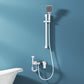 Single Hand Shower Modern Shower Faucet Wall Mounted Shower Trim White Temperature Control Digital Display Included Clearhalo 'Bathroom Remodel & Bathroom Fixtures' 'Home Improvement' 'home_improvement' 'home_improvement_shower_faucets' 'Shower Faucets & Systems' 'shower_faucets' 'Showers & Bathtubs Plumbing' 'Showers & Bathtubs' 6528857