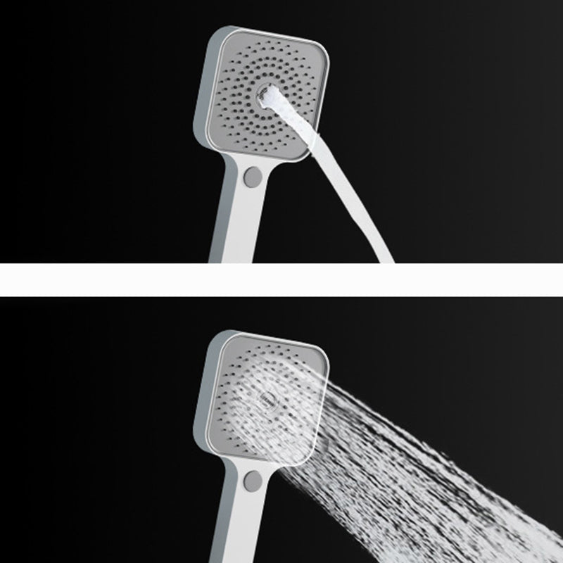 Single Hand Shower Modern Shower Faucet Wall Mounted Shower Trim Clearhalo 'Bathroom Remodel & Bathroom Fixtures' 'Home Improvement' 'home_improvement' 'home_improvement_shower_faucets' 'Shower Faucets & Systems' 'shower_faucets' 'Showers & Bathtubs Plumbing' 'Showers & Bathtubs' 6528864