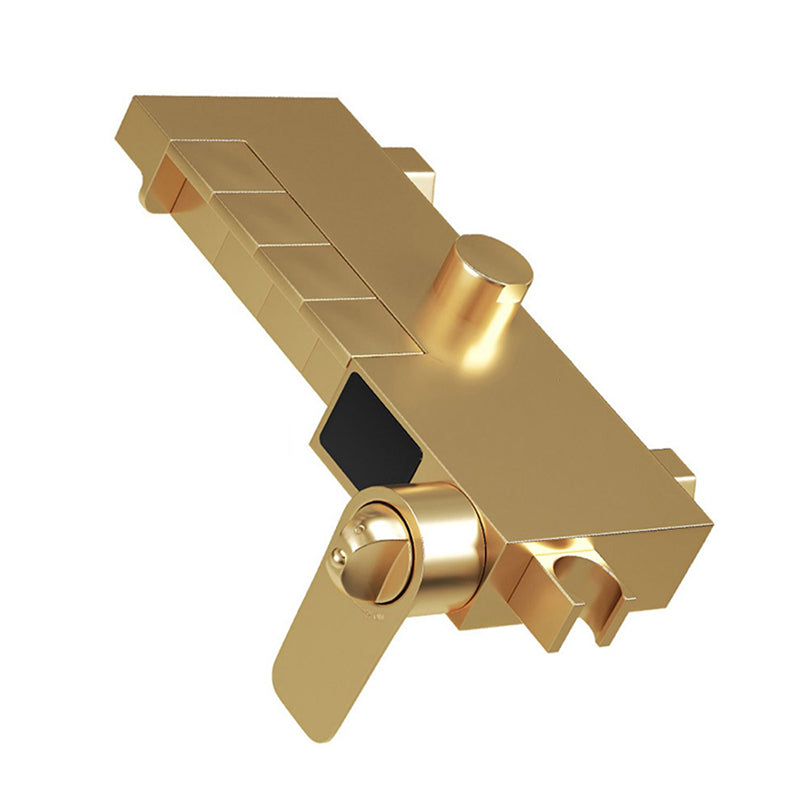 Modern Style Shower System Copper Spot Resist Wall Mounted Shower System Clearhalo 'Bathroom Remodel & Bathroom Fixtures' 'Home Improvement' 'home_improvement' 'home_improvement_shower_faucets' 'Shower Faucets & Systems' 'shower_faucets' 'Showers & Bathtubs Plumbing' 'Showers & Bathtubs' 6528939