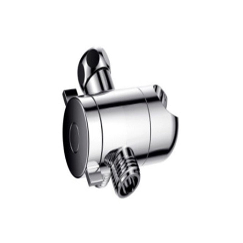 Silver Dual Shower Head Round Rain Fall Wall-Mount Showerhead Clearhalo 'Bathroom Remodel & Bathroom Fixtures' 'Home Improvement' 'home_improvement' 'home_improvement_shower_heads' 'Shower Heads' 'shower_heads' 'Showers & Bathtubs Plumbing' 'Showers & Bathtubs' 6528995