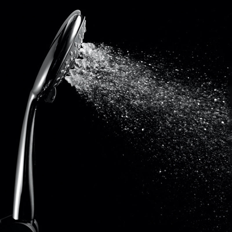 Silver Dual Shower Head Round Rain Fall Wall-Mount Showerhead Clearhalo 'Bathroom Remodel & Bathroom Fixtures' 'Home Improvement' 'home_improvement' 'home_improvement_shower_heads' 'Shower Heads' 'shower_heads' 'Showers & Bathtubs Plumbing' 'Showers & Bathtubs' 6528996