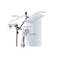 Modern Style Dual Shower Head 9-Spray Silver Wall-Mount Showerhead Clearhalo 'Bathroom Remodel & Bathroom Fixtures' 'Home Improvement' 'home_improvement' 'home_improvement_shower_heads' 'Shower Heads' 'shower_heads' 'Showers & Bathtubs Plumbing' 'Showers & Bathtubs' 6529022