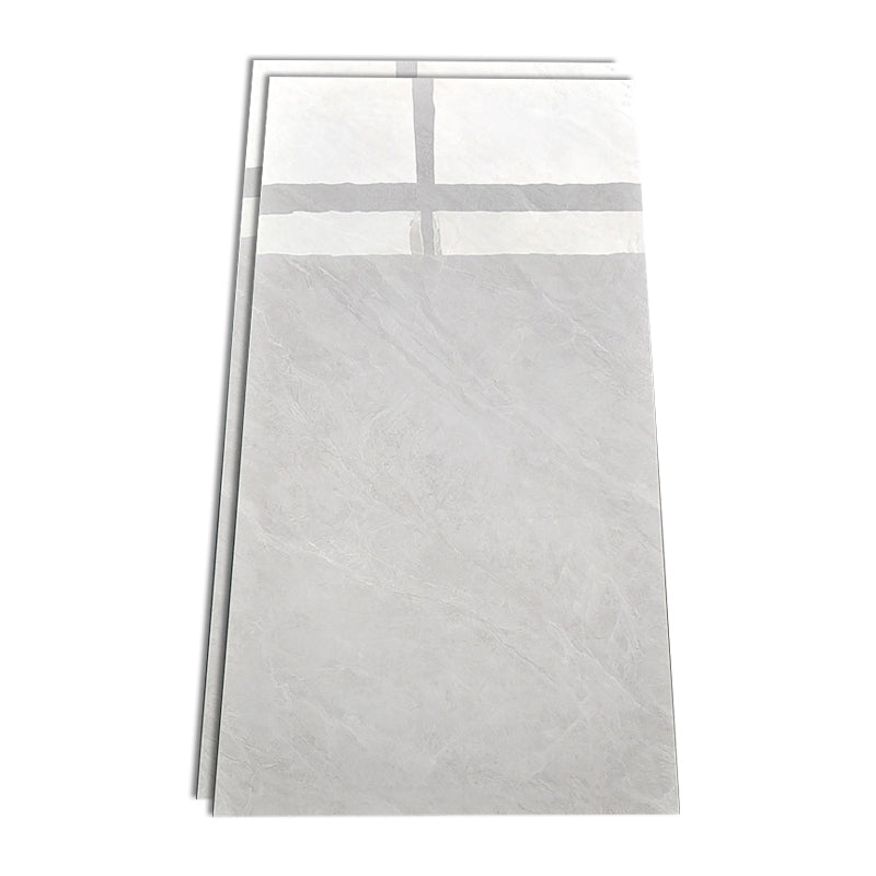 Indoor Floor Tile Straight Edge 29.5" X 59.0" Texture Pattern Polished Floor Tile Gray-White Clearhalo 'Floor Tiles & Wall Tiles' 'floor_tiles_wall_tiles' 'Flooring 'Home Improvement' 'home_improvement' 'home_improvement_floor_tiles_wall_tiles' Walls and Ceiling' 6531747