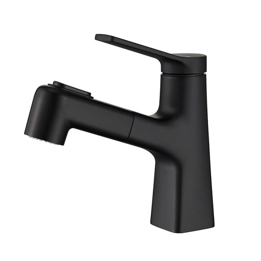 Contemporary Vessel Faucet Metal Single Handle Low Arc Vessel Faucet for Bathroom Clearhalo 'Bathroom Remodel & Bathroom Fixtures' 'Bathroom Sink Faucets' 'Bathroom Sinks & Faucet Components' 'bathroom_sink_faucets' 'Home Improvement' 'home_improvement' 'home_improvement_bathroom_sink_faucets' 6540527