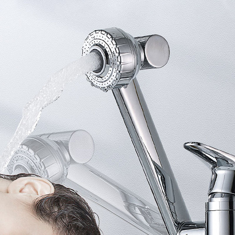 Glam Style Faucet Single Handle Vessel Sink Bathroom Faucet with Waterfall Spout Clearhalo 'Bathroom Remodel & Bathroom Fixtures' 'Bathroom Sink Faucets' 'Bathroom Sinks & Faucet Components' 'bathroom_sink_faucets' 'Home Improvement' 'home_improvement' 'home_improvement_bathroom_sink_faucets' 6540540