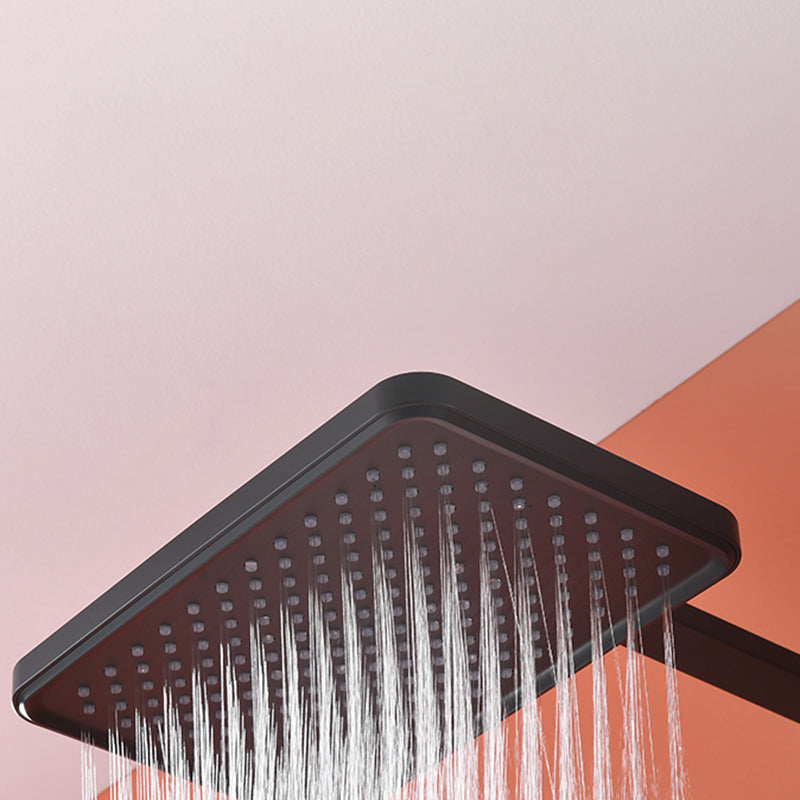 Modern Style Shower System Spot Resist Copper Wall Mounted Shower System Clearhalo 'Bathroom Remodel & Bathroom Fixtures' 'Home Improvement' 'home_improvement' 'home_improvement_shower_faucets' 'Shower Faucets & Systems' 'shower_faucets' 'Showers & Bathtubs Plumbing' 'Showers & Bathtubs' 6540674