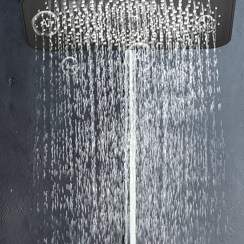 Modern Style Rectangle Shower System Spot Resist Copper Wall Mounted Shower System Clearhalo 'Bathroom Remodel & Bathroom Fixtures' 'Home Improvement' 'home_improvement' 'home_improvement_shower_faucets' 'Shower Faucets & Systems' 'shower_faucets' 'Showers & Bathtubs Plumbing' 'Showers & Bathtubs' 6540701