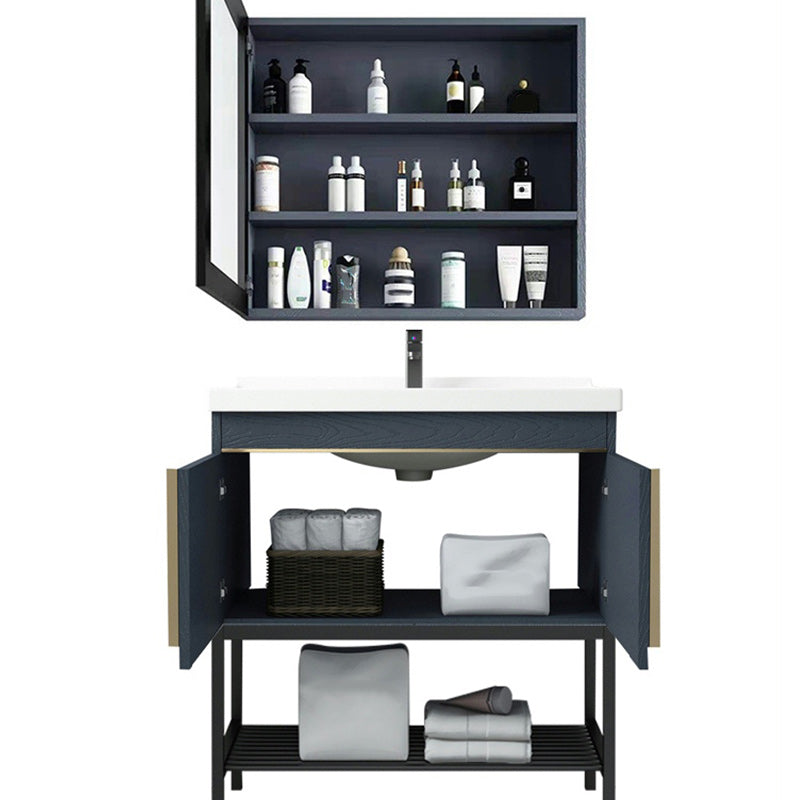 Modern Stainless Steel Bathroom Sink Vanity Faucet Included Vanity Sink Clearhalo 'Bathroom Remodel & Bathroom Fixtures' 'Bathroom Vanities' 'bathroom_vanities' 'Home Improvement' 'home_improvement' 'home_improvement_bathroom_vanities' 6540750