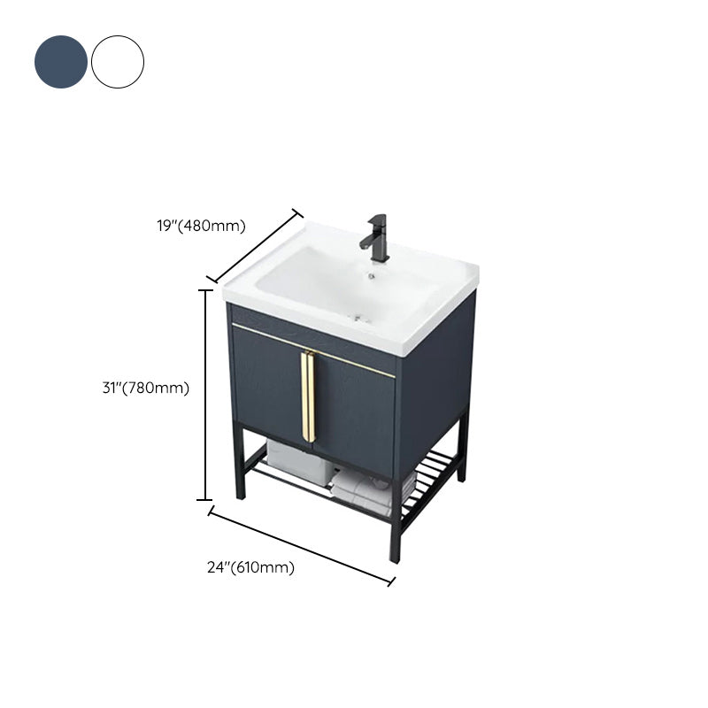 Modern Stainless Steel Bathroom Sink Vanity Faucet Included Vanity Sink Clearhalo 'Bathroom Remodel & Bathroom Fixtures' 'Bathroom Vanities' 'bathroom_vanities' 'Home Improvement' 'home_improvement' 'home_improvement_bathroom_vanities' 6540758
