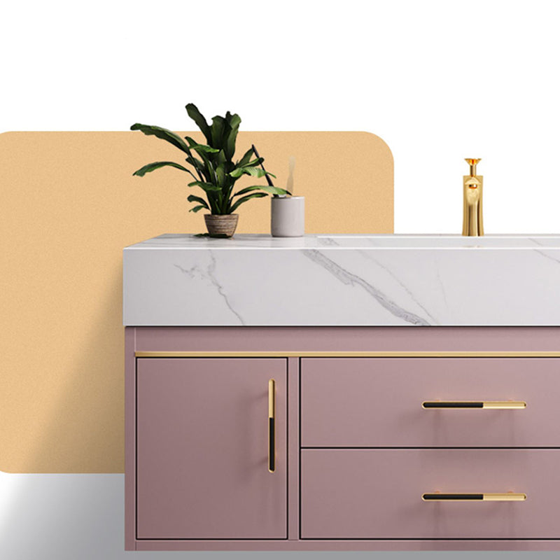 Modern Style Bathroom Vanity Set Solid Wood Bathroom Vanity Set Clearhalo 'Bathroom Remodel & Bathroom Fixtures' 'Bathroom Vanities' 'bathroom_vanities' 'Home Improvement' 'home_improvement' 'home_improvement_bathroom_vanities' 6540829