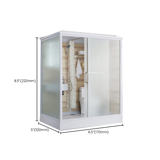 Linear Sliding Shower Enclosure Metal Full Framed Shower Enclosure Clearhalo 'Bathroom Remodel & Bathroom Fixtures' 'Home Improvement' 'home_improvement' 'home_improvement_shower_stalls_enclosures' 'Shower Stalls & Enclosures' 'shower_stalls_enclosures' 'Showers & Bathtubs' 6540899