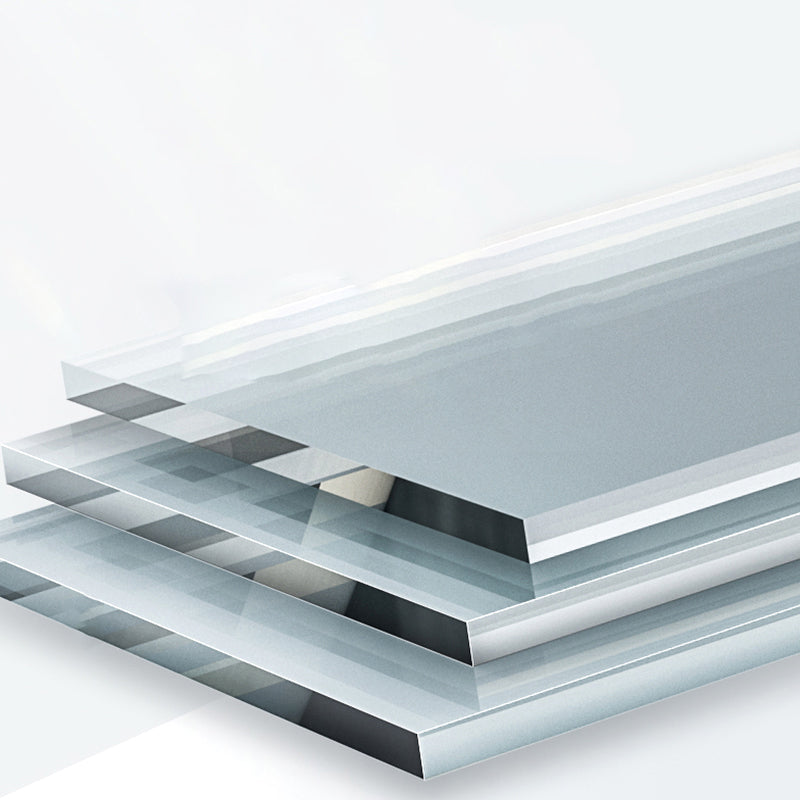 One Piece Tempered Glass Single Sliding Shower Kit White Frame Shower Enclosure Clearhalo 'Bathroom Remodel & Bathroom Fixtures' 'Home Improvement' 'home_improvement' 'home_improvement_shower_stalls_enclosures' 'Shower Stalls & Enclosures' 'shower_stalls_enclosures' 'Showers & Bathtubs' 6540931