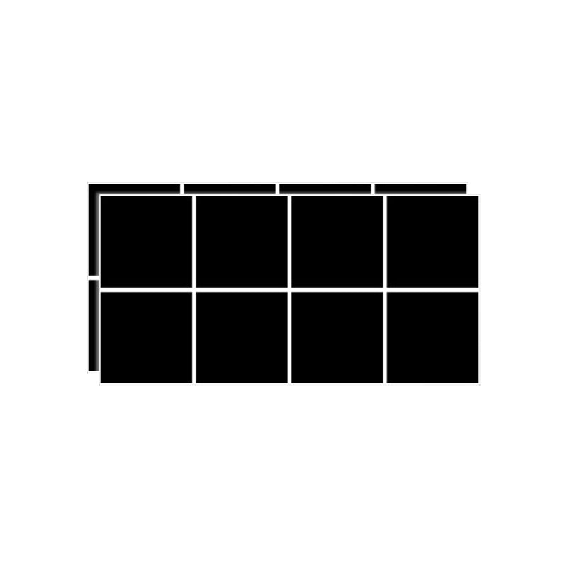 Wall & Floor Imitation Marble Tile Wall Paste Waterproof Wall Tile Matte Black Clearhalo 'Flooring 'Home Improvement' 'home_improvement' 'home_improvement_peel_stick_blacksplash' 'Peel & Stick Backsplash Tile' 'peel_stick_blacksplash' 'Walls & Ceilings' Walls and Ceiling' 6541381