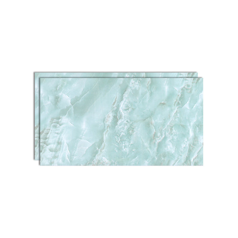 Wall & Floor Imitation Marble Tile Wall Paste Waterproof Wall Tile Green Clearhalo 'Flooring 'Home Improvement' 'home_improvement' 'home_improvement_peel_stick_blacksplash' 'Peel & Stick Backsplash Tile' 'peel_stick_blacksplash' 'Walls & Ceilings' Walls and Ceiling' 6541408