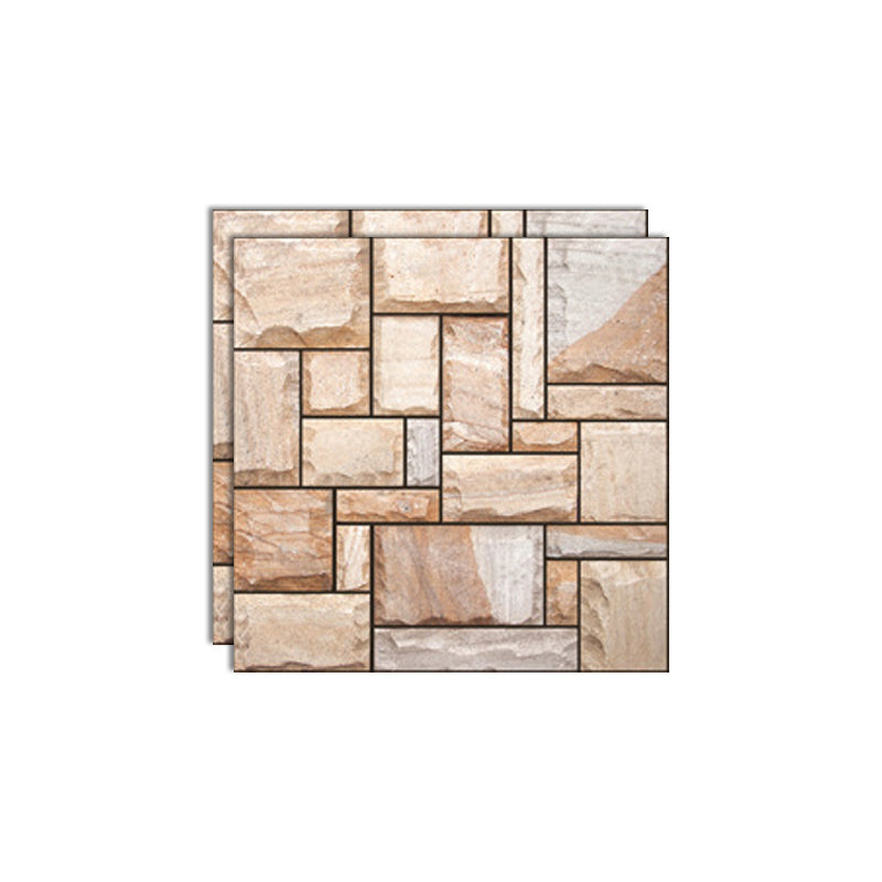 Tile-Peel & Stick Rectangle Waterproof Plastic Peel & Stick Subway Tile for Shower 2-Pack Yellow Clearhalo 'Flooring 'Home Improvement' 'home_improvement' 'home_improvement_peel_stick_blacksplash' 'Peel & Stick Backsplash Tile' 'peel_stick_blacksplash' 'Walls & Ceilings' Walls and Ceiling' 6541413