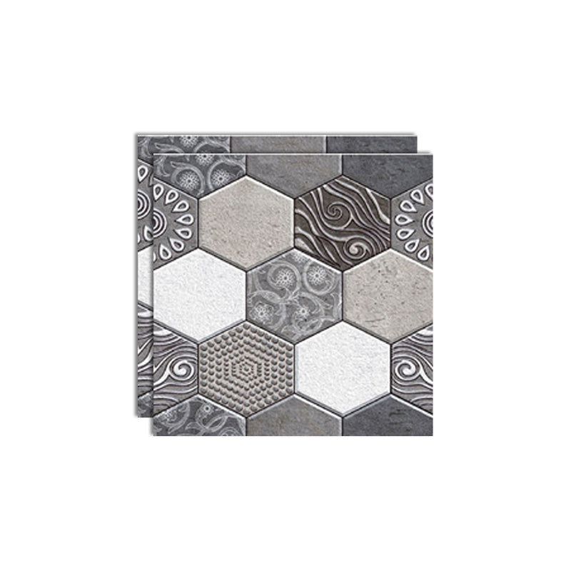 Tile-Peel & Stick Rectangle Waterproof Plastic Peel & Stick Subway Tile for Shower 2-Pack Grey Clearhalo 'Flooring 'Home Improvement' 'home_improvement' 'home_improvement_peel_stick_blacksplash' 'Peel & Stick Backsplash Tile' 'peel_stick_blacksplash' 'Walls & Ceilings' Walls and Ceiling' 6541415