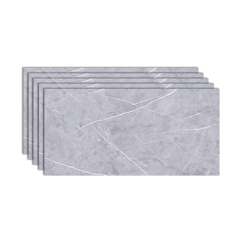 Contemporary Style Wallpaper Single Tile Bathroom Wallpaper with Rectangle Shape Light Gray Clearhalo 'Flooring 'Home Improvement' 'home_improvement' 'home_improvement_peel_stick_blacksplash' 'Peel & Stick Backsplash Tile' 'peel_stick_blacksplash' 'Walls & Ceilings' Walls and Ceiling' 6541491