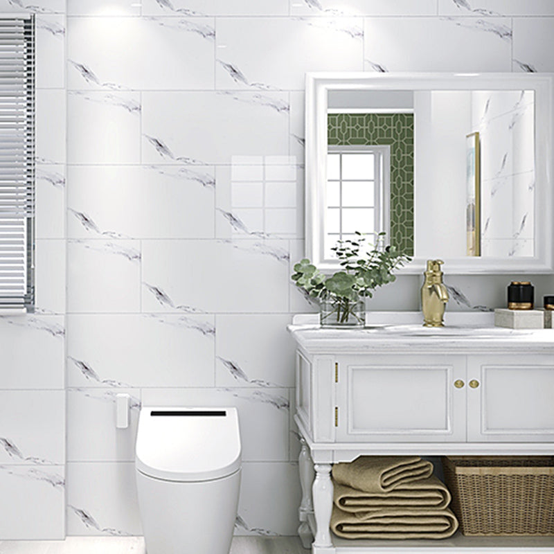 Contemporary Style Wallpaper Single Tile Bathroom Wallpaper with Rectangle Shape Clearhalo 'Flooring 'Home Improvement' 'home_improvement' 'home_improvement_peel_stick_blacksplash' 'Peel & Stick Backsplash Tile' 'peel_stick_blacksplash' 'Walls & Ceilings' Walls and Ceiling' 6541496
