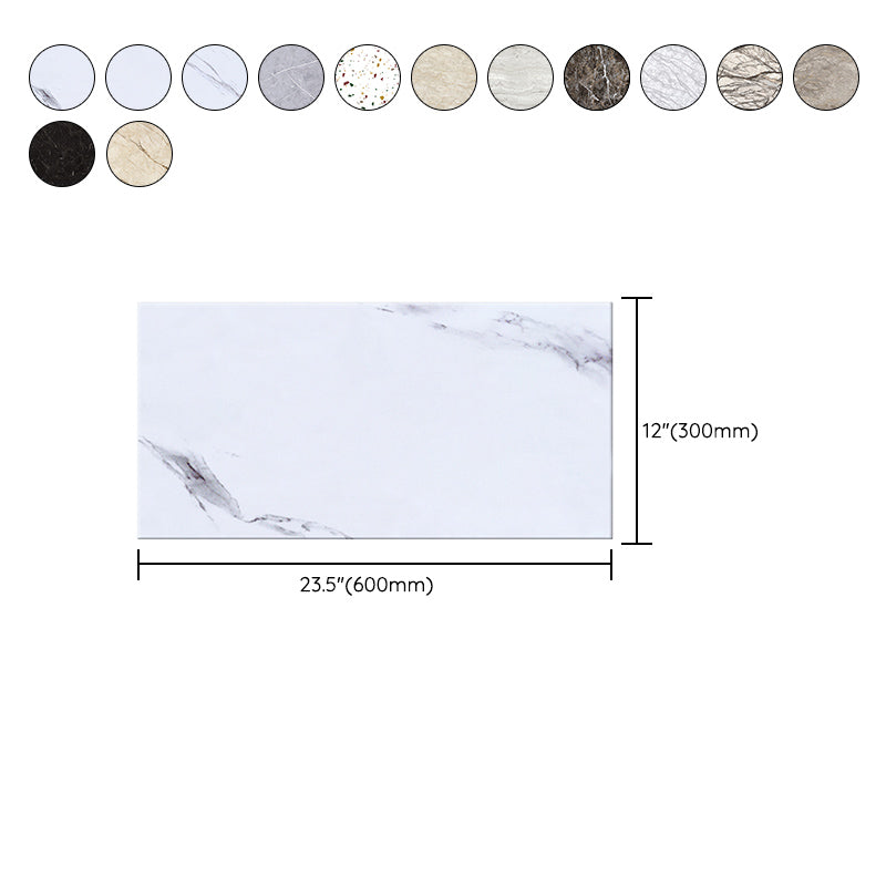 Contemporary Style Wallpaper Single Tile Bathroom Wallpaper with Rectangle Shape Clearhalo 'Flooring 'Home Improvement' 'home_improvement' 'home_improvement_peel_stick_blacksplash' 'Peel & Stick Backsplash Tile' 'peel_stick_blacksplash' 'Walls & Ceilings' Walls and Ceiling' 6541508