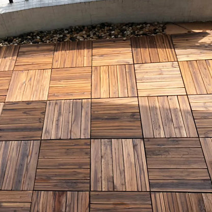 Spruce Rustic Laminate Plank Flooring Scratch Resistant Laminate Flooring Brown 53.8 sq ft. - 55 Pieces Clearhalo 'Flooring 'Home Improvement' 'home_improvement' 'home_improvement_laminate_flooring' 'Laminate Flooring' 'laminate_flooring' Walls and Ceiling' 6541547