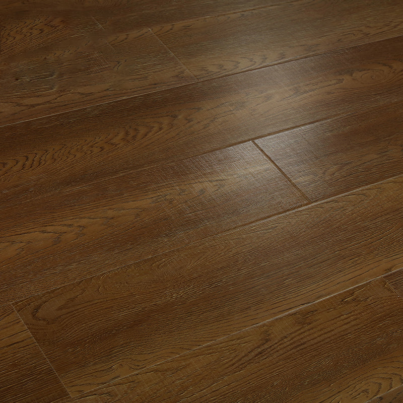 Modern Pine Laminate Flooring Click-Lock Waterproof Laminate Plank Flooring Dark Brown Clearhalo 'Flooring 'Home Improvement' 'home_improvement' 'home_improvement_laminate_flooring' 'Laminate Flooring' 'laminate_flooring' Walls and Ceiling' 6541588