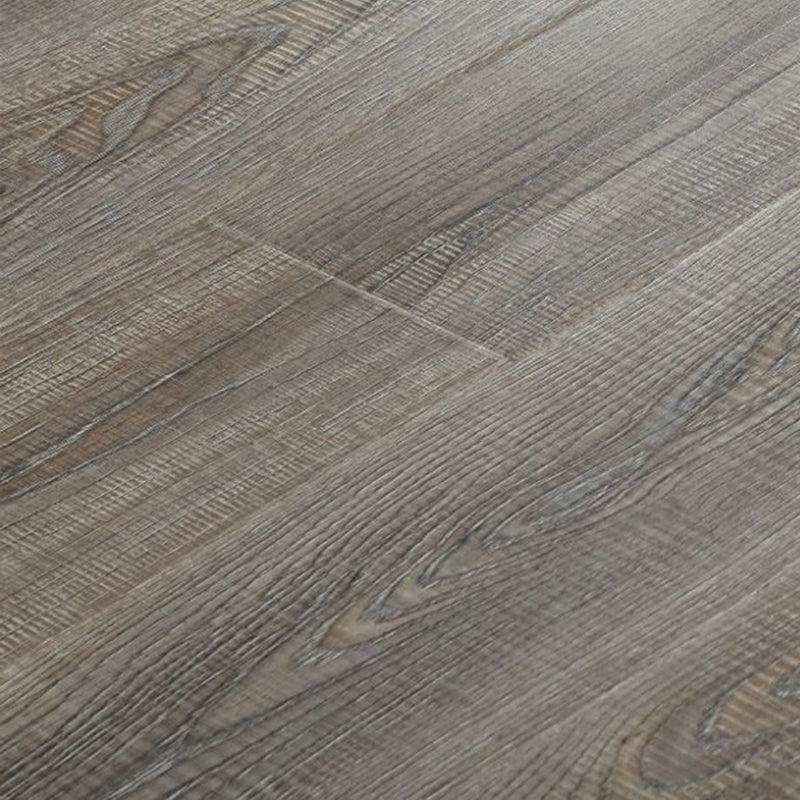 Solid Wood Laminate Floor Modern Style Laminate Floor with Scratch Resistant Brown Grey Clearhalo 'Flooring 'Home Improvement' 'home_improvement' 'home_improvement_laminate_flooring' 'Laminate Flooring' 'laminate_flooring' Walls and Ceiling' 6541707