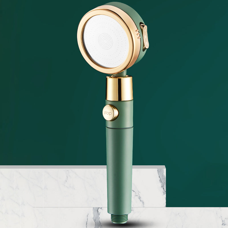 Plastic Shower Head Modern Wall-mounted Adjustable Shower Head Cyan Hand Shower Clearhalo 'Bathroom Remodel & Bathroom Fixtures' 'Home Improvement' 'home_improvement' 'home_improvement_shower_heads' 'Shower Heads' 'shower_heads' 'Showers & Bathtubs Plumbing' 'Showers & Bathtubs' 6541721