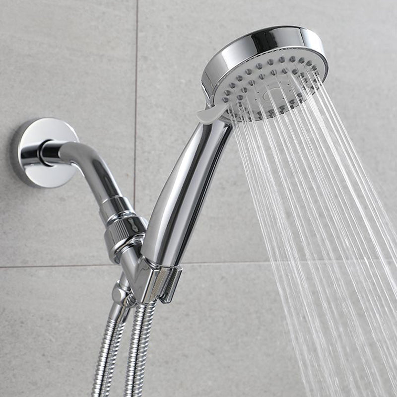 Contemporary Style Shower Head Double Bathroom Shower Heads with Round Shape Clearhalo 'Bathroom Remodel & Bathroom Fixtures' 'Home Improvement' 'home_improvement' 'home_improvement_shower_heads' 'Shower Heads' 'shower_heads' 'Showers & Bathtubs Plumbing' 'Showers & Bathtubs' 6541743