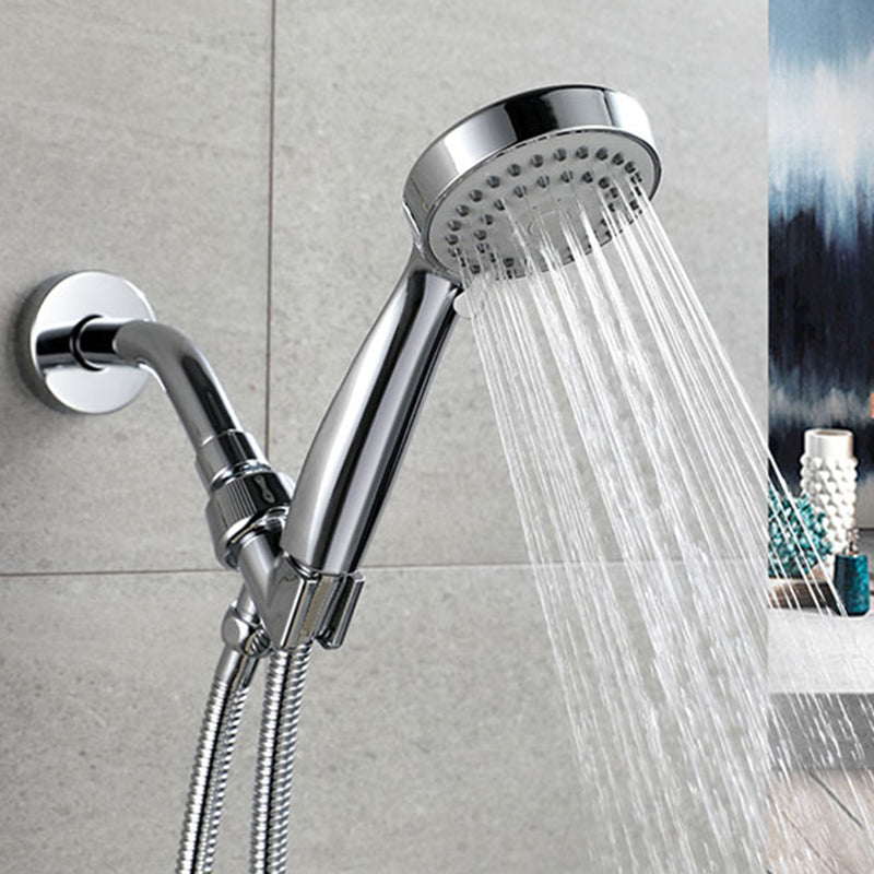 Contemporary Style Shower Head Double Bathroom Shower Heads with Round Shape Clearhalo 'Bathroom Remodel & Bathroom Fixtures' 'Home Improvement' 'home_improvement' 'home_improvement_shower_heads' 'Shower Heads' 'shower_heads' 'Showers & Bathtubs Plumbing' 'Showers & Bathtubs' 6541749