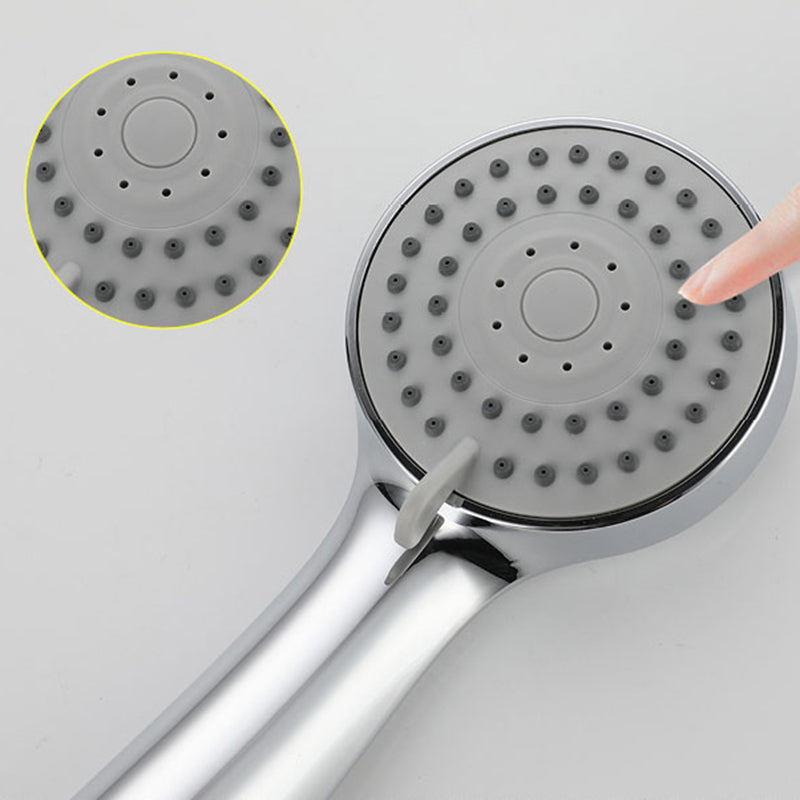 Contemporary Style Shower Head Double Bathroom Shower Heads with Round Shape Clearhalo 'Bathroom Remodel & Bathroom Fixtures' 'Home Improvement' 'home_improvement' 'home_improvement_shower_heads' 'Shower Heads' 'shower_heads' 'Showers & Bathtubs Plumbing' 'Showers & Bathtubs' 6541754