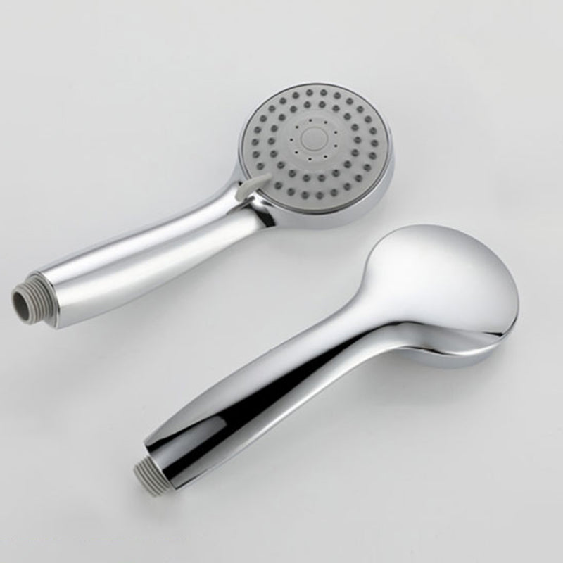 Contemporary Style Shower Head Double Bathroom Shower Heads with Round Shape Clearhalo 'Bathroom Remodel & Bathroom Fixtures' 'Home Improvement' 'home_improvement' 'home_improvement_shower_heads' 'Shower Heads' 'shower_heads' 'Showers & Bathtubs Plumbing' 'Showers & Bathtubs' 6541757