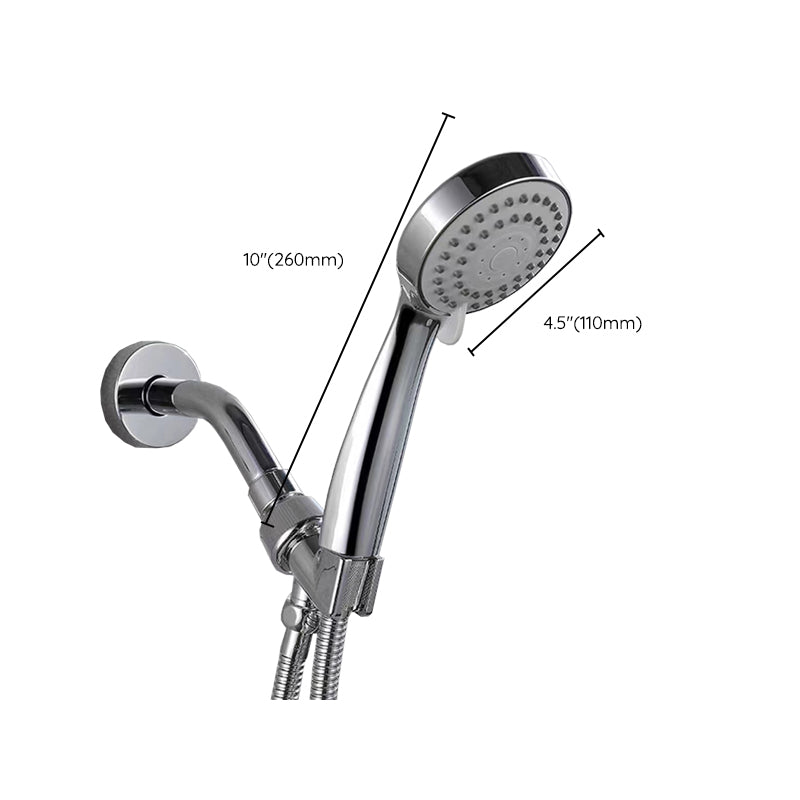 Contemporary Style Shower Head Double Bathroom Shower Heads with Round Shape Clearhalo 'Bathroom Remodel & Bathroom Fixtures' 'Home Improvement' 'home_improvement' 'home_improvement_shower_heads' 'Shower Heads' 'shower_heads' 'Showers & Bathtubs Plumbing' 'Showers & Bathtubs' 6541765