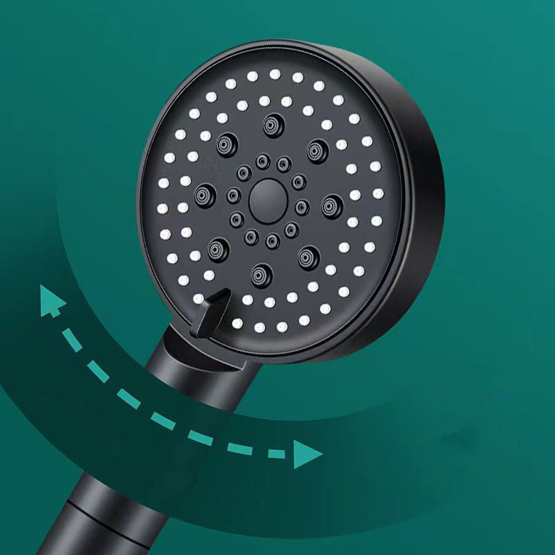 Modern Style Shower Head Plastic Shower Head with Adjustable Water Flow Clearhalo 'Bathroom Remodel & Bathroom Fixtures' 'Home Improvement' 'home_improvement' 'home_improvement_shower_heads' 'Shower Heads' 'shower_heads' 'Showers & Bathtubs Plumbing' 'Showers & Bathtubs' 6541812
