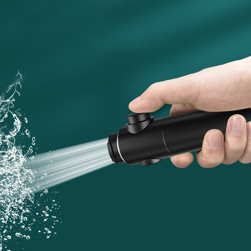 Modern Style Shower Head Plastic Shower Head with Adjustable Water Flow Clearhalo 'Bathroom Remodel & Bathroom Fixtures' 'Home Improvement' 'home_improvement' 'home_improvement_shower_heads' 'Shower Heads' 'shower_heads' 'Showers & Bathtubs Plumbing' 'Showers & Bathtubs' 6541817