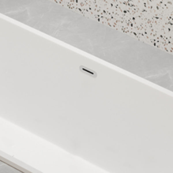 Modern Rectangle Acrylic Embedded Bathtub with Drain Bath Tub Clearhalo 'Bathroom Remodel & Bathroom Fixtures' 'Bathtubs' 'Home Improvement' 'home_improvement' 'home_improvement_bathtubs' 'Showers & Bathtubs' 6542187