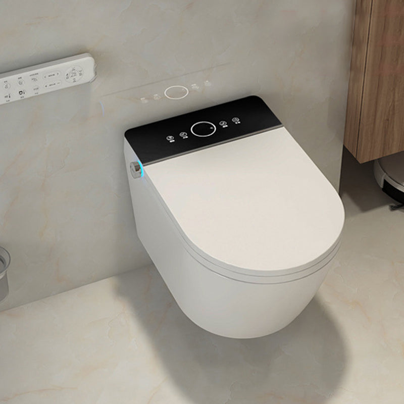 Wall Mount All-In-One Toilet Bowl Contemporary Flush Toilet for Washroom Clearhalo 'Bathroom Remodel & Bathroom Fixtures' 'Home Improvement' 'home_improvement' 'home_improvement_toilets' 'Toilets & Bidets' 'Toilets' 6542446