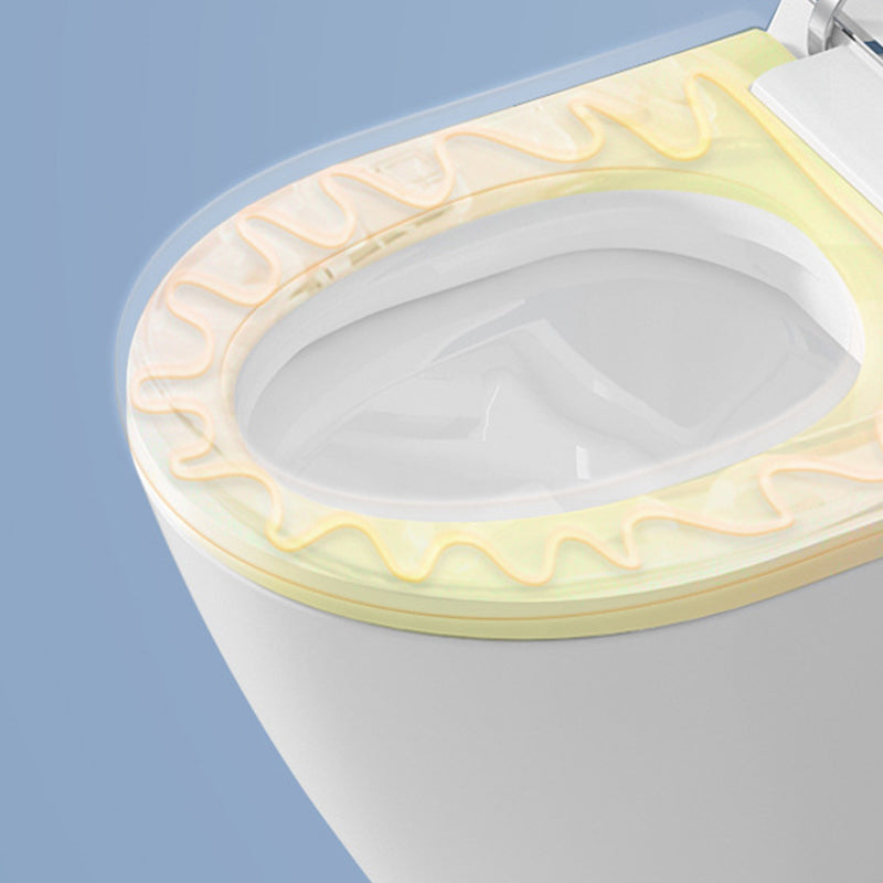 Wall Mount All-In-One Toilet Bowl Contemporary Flush Toilet for Washroom Clearhalo 'Bathroom Remodel & Bathroom Fixtures' 'Home Improvement' 'home_improvement' 'home_improvement_toilets' 'Toilets & Bidets' 'Toilets' 6542456