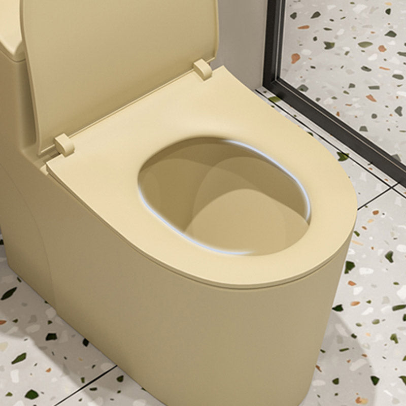 Floor Mount Toilet Traditional Skirted One-Piece Flush Toilet with Slow Close Seat Clearhalo 'Bathroom Remodel & Bathroom Fixtures' 'Home Improvement' 'home_improvement' 'home_improvement_toilets' 'Toilets & Bidets' 'Toilets' 6542565