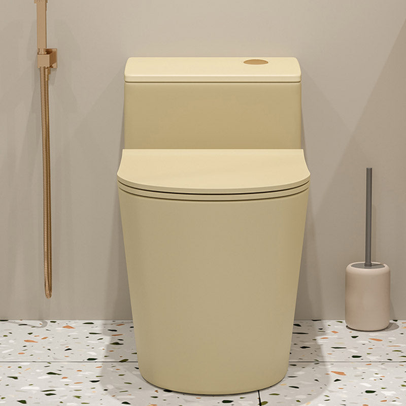 Floor Mount Toilet Traditional Skirted One-Piece Flush Toilet with Slow Close Seat Clearhalo 'Bathroom Remodel & Bathroom Fixtures' 'Home Improvement' 'home_improvement' 'home_improvement_toilets' 'Toilets & Bidets' 'Toilets' 6542569