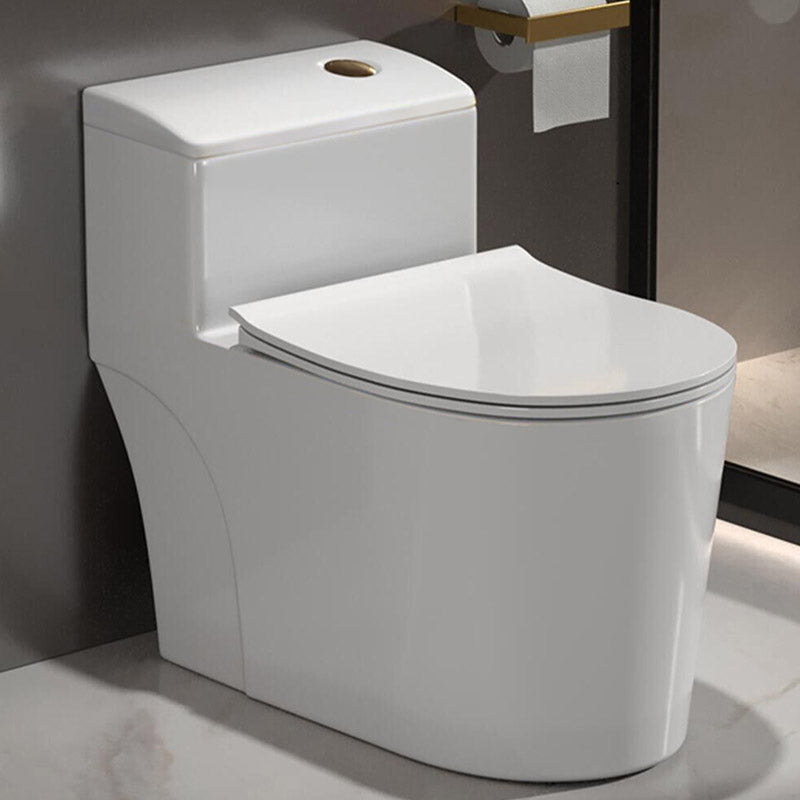 Traditional All-In-One Toilet Bowl Siphon Jet Toilet with Soft-Close Seat for Bathroom White Clearhalo 'Bathroom Remodel & Bathroom Fixtures' 'Home Improvement' 'home_improvement' 'home_improvement_toilets' 'Toilets & Bidets' 'Toilets' 6542576
