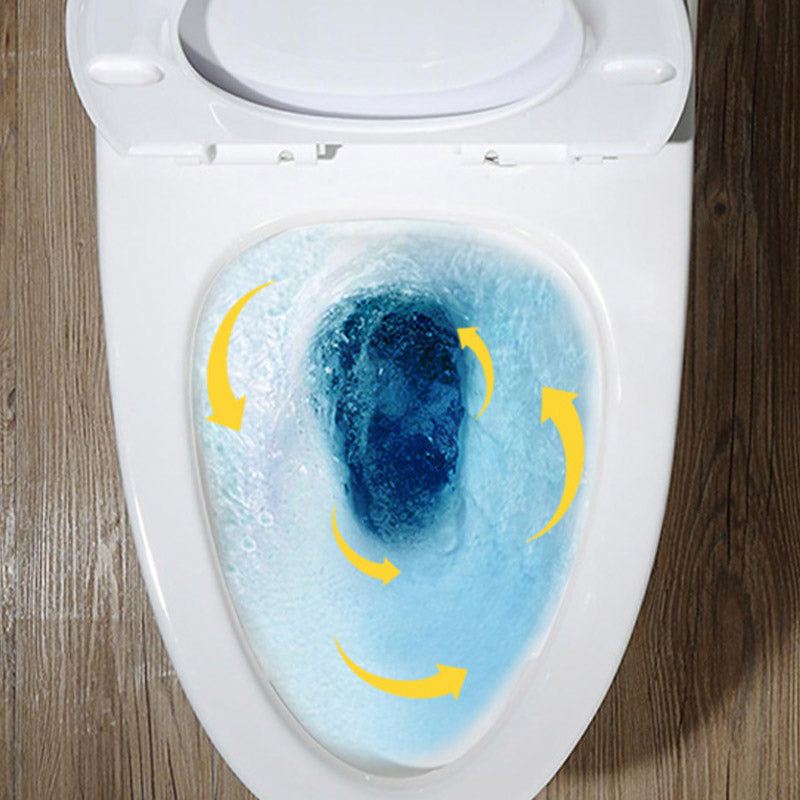 Traditional All-In-One Skirted Toilet Bowl Siphon Jet Toilet with Seat for Bathroom Clearhalo 'Bathroom Remodel & Bathroom Fixtures' 'Home Improvement' 'home_improvement' 'home_improvement_toilets' 'Toilets & Bidets' 'Toilets' 6542600