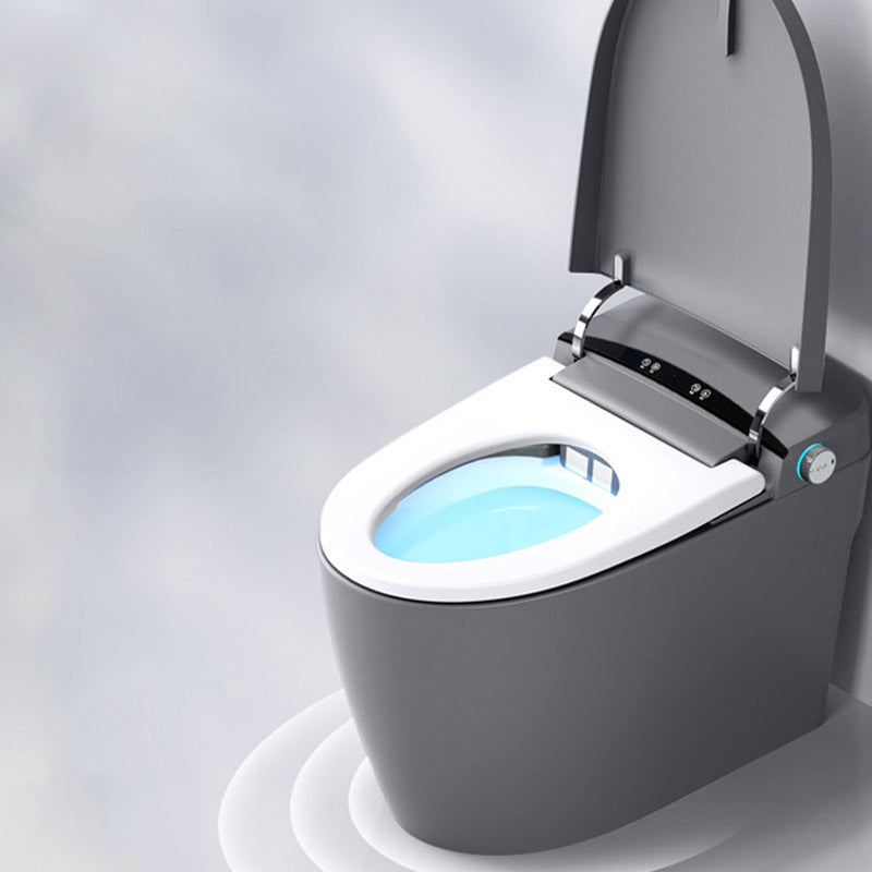 Modern Heated Seat Toilet ABS Floor Mounted Flush Toilet with Seat Clearhalo 'Bathroom Remodel & Bathroom Fixtures' 'Home Improvement' 'home_improvement' 'home_improvement_toilets' 'Toilets & Bidets' 'Toilets' 6542669