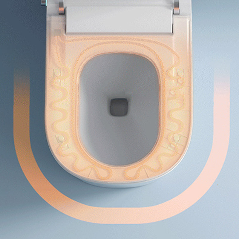 Modern White Skirted Toilet Bowl Siphon Jet Toilet with Seat for Bathroom Clearhalo 'Bathroom Remodel & Bathroom Fixtures' 'Home Improvement' 'home_improvement' 'home_improvement_toilets' 'Toilets & Bidets' 'Toilets' 6542738