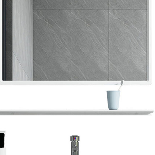 Wall-mounted Bathroom Vanity Modern Single-Sink Space Saver Vanity Clearhalo 'Bathroom Remodel & Bathroom Fixtures' 'Bathroom Vanities' 'bathroom_vanities' 'Home Improvement' 'home_improvement' 'home_improvement_bathroom_vanities' 6545556