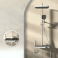 Modern Style Shower System Spot Resist Copper Wall Mounted Rectangle Shower System White Round Tube Clearhalo 'Bathroom Remodel & Bathroom Fixtures' 'Home Improvement' 'home_improvement' 'home_improvement_shower_faucets' 'Shower Faucets & Systems' 'shower_faucets' 'Showers & Bathtubs Plumbing' 'Showers & Bathtubs' 6545597