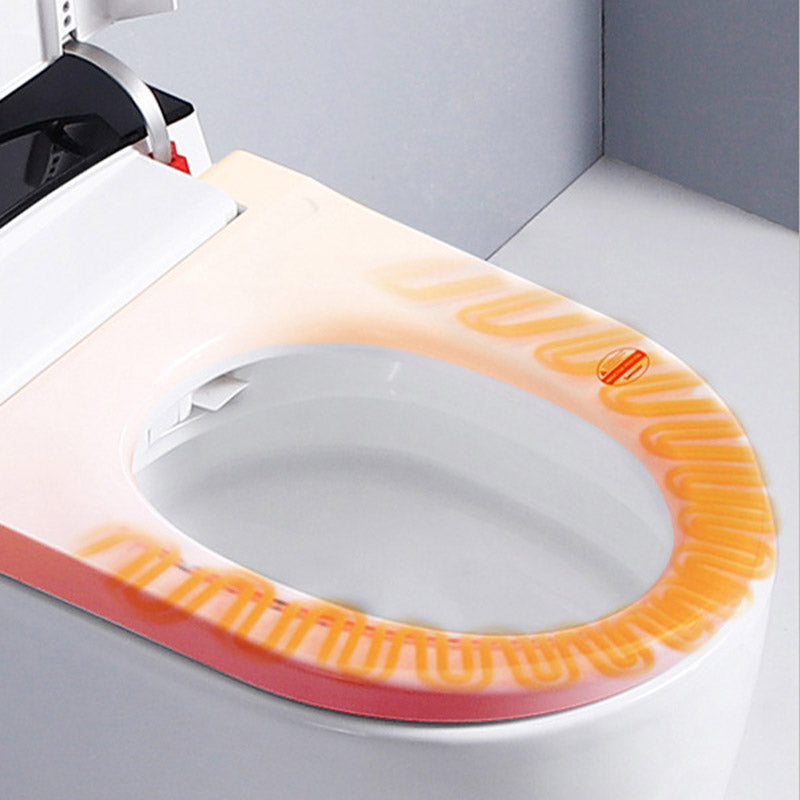 Contemporary One Piece Toilet Floor Mounted Toilet Bowl with Seat for Washroom Clearhalo 'Bathroom Remodel & Bathroom Fixtures' 'Home Improvement' 'home_improvement' 'home_improvement_toilets' 'Toilets & Bidets' 'Toilets' 6549048