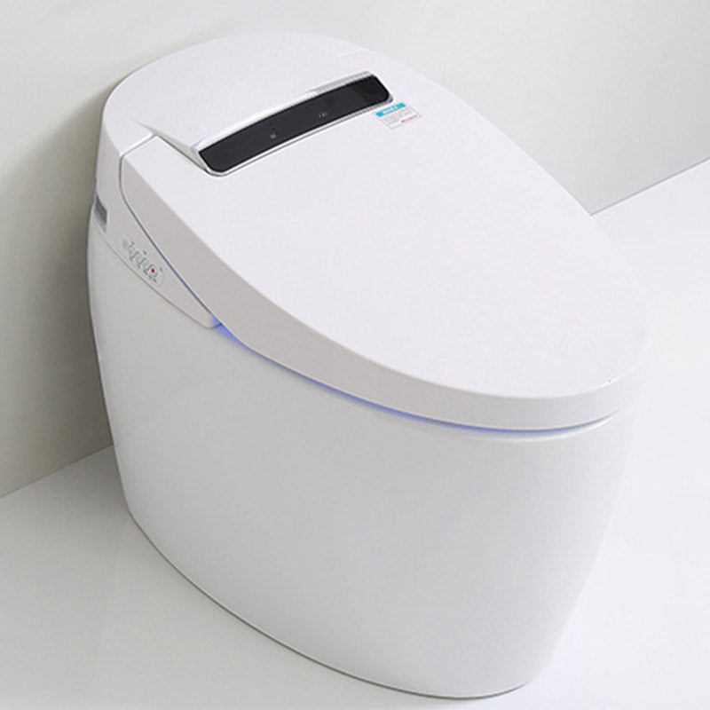 Modern All-In-One Skirted Toilet Bowl Siphon Jet Toilet with Seat for Bathroom Dryer Not Included (Standard) 16" Clearhalo 'Bathroom Remodel & Bathroom Fixtures' 'Home Improvement' 'home_improvement' 'home_improvement_toilets' 'Toilets & Bidets' 'Toilets' 6549090